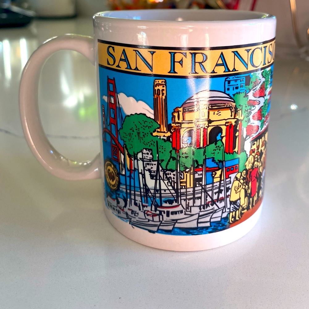 VTG San Francisco, California Souvenir Tourism Coffee Mug Tea Cup